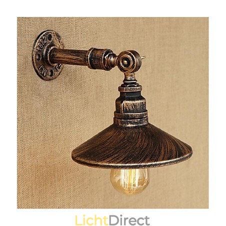 Industriële stijl Nordic waterpijp wandlamp wandlamp bruin antiek Industriële stijl Nordic waterpijp wandlamp wandlamp bruin antiek