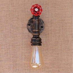 Nostalgia Eenvoudige Waterpijp Decoratieve Kleine Wandlamp Wandlamp
