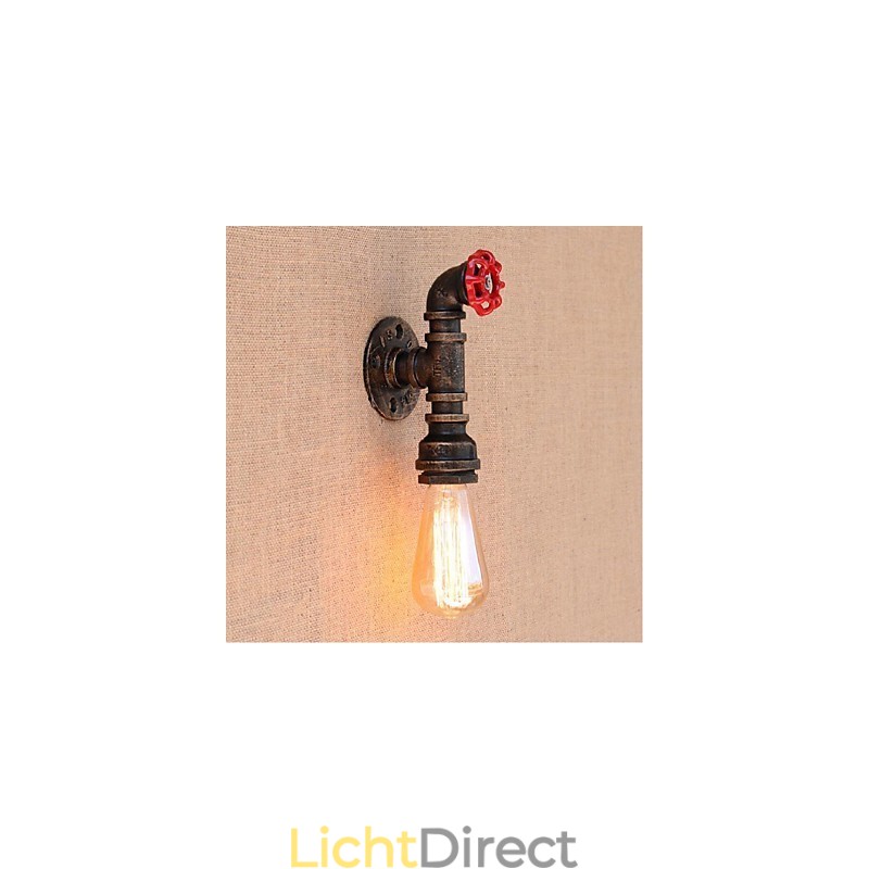 Nostalgia Eenvoudige Waterpijp Decoratieve Kleine Wandlamp Wandlamp