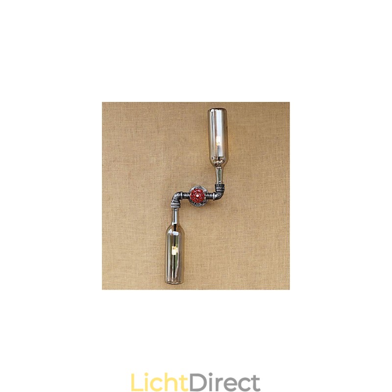 Rustieke Lodge Messing Kenmerk voor Sfeerverlichting Wandlampen Wandlamp Blauw Rook Grijs