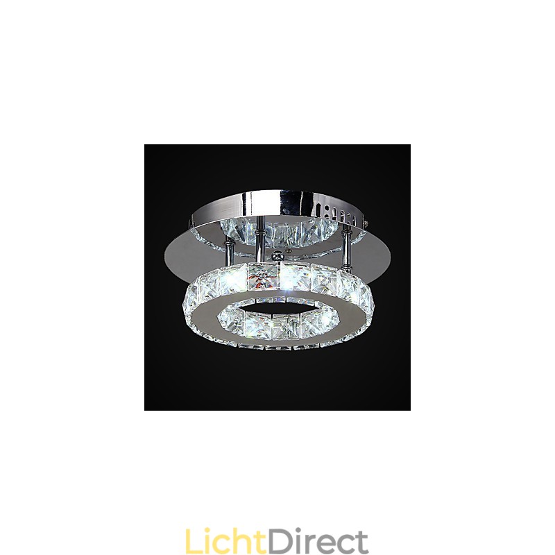 Moderne eigentijdse kristalchroom metalen inbouw