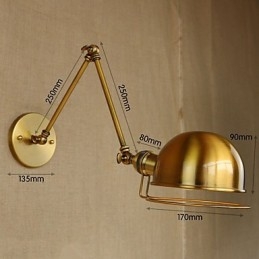 Industriële Retro Europese Stijl Dorpskarakter Verlichting Decoratieve Wandlamp IJzeren arm