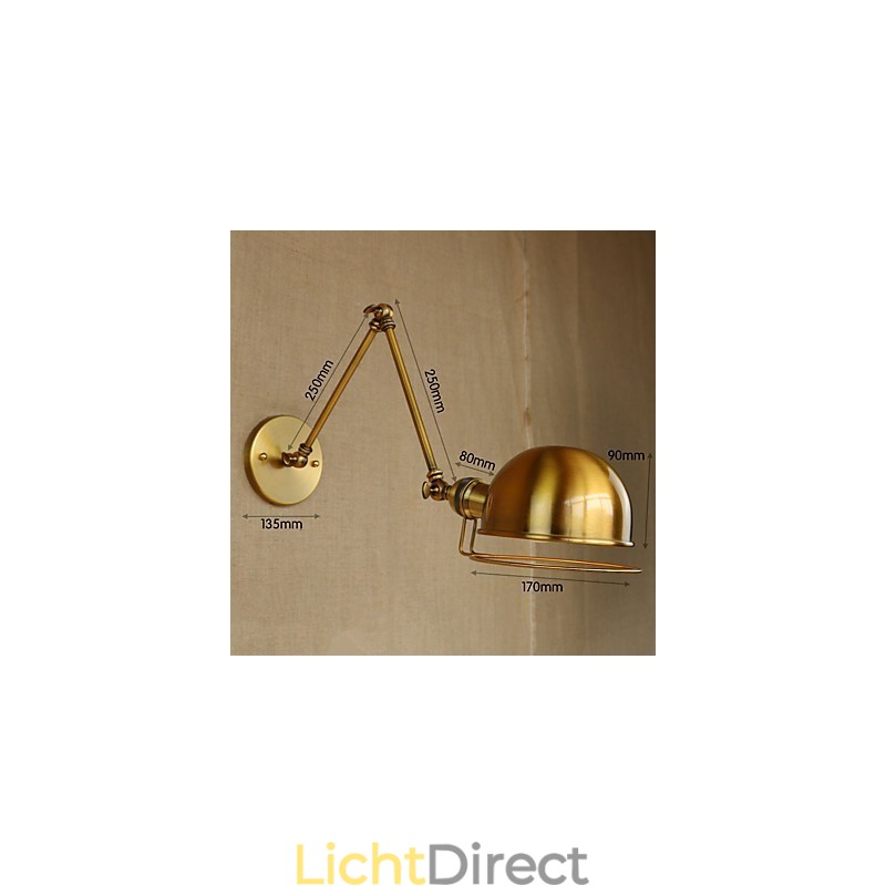 Industriële Retro Europese Stijl Dorpskarakter Verlichting Decoratieve Wandlamp IJzeren arm