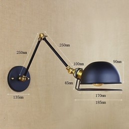 Industriële Retro Europese Stijl Dorpskarakter Verlichting Decoratieve Wandlamp IJzeren arm
