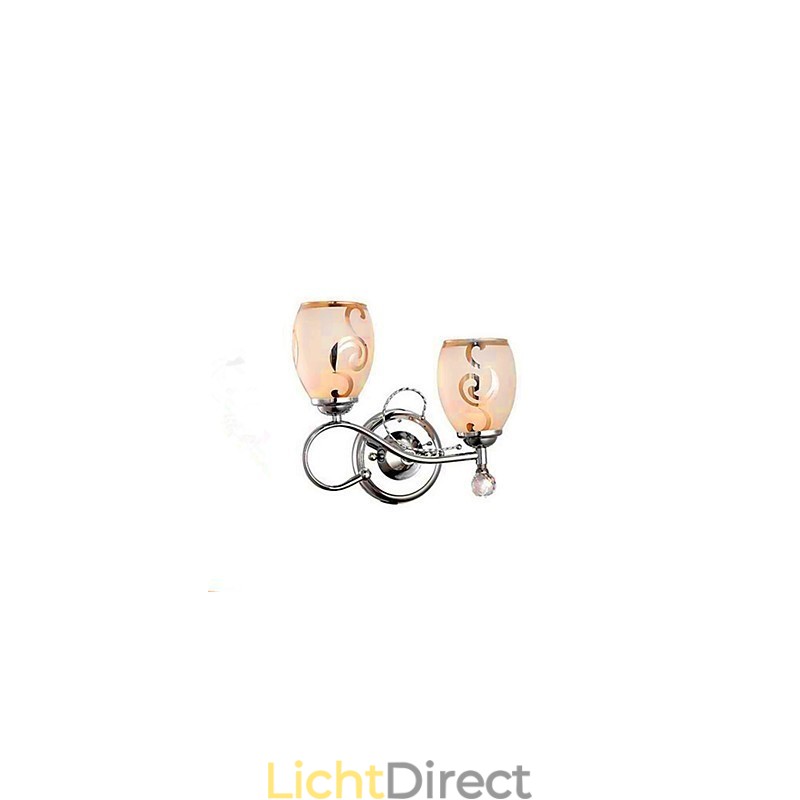 Moderne eigentijdse gegalvaniseerde functie voor Crystal Mini-stijl Ambient Light wandlampen