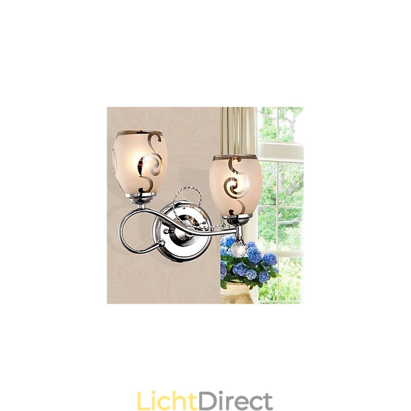 Moderne eigentijdse gegalvaniseerde functie voor Crystal Mini-stijl Ambient Light wandlampen