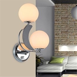 Moderne eigentijdse zilveren functie voor sfeerverlichting Wandlampen Wandlamp