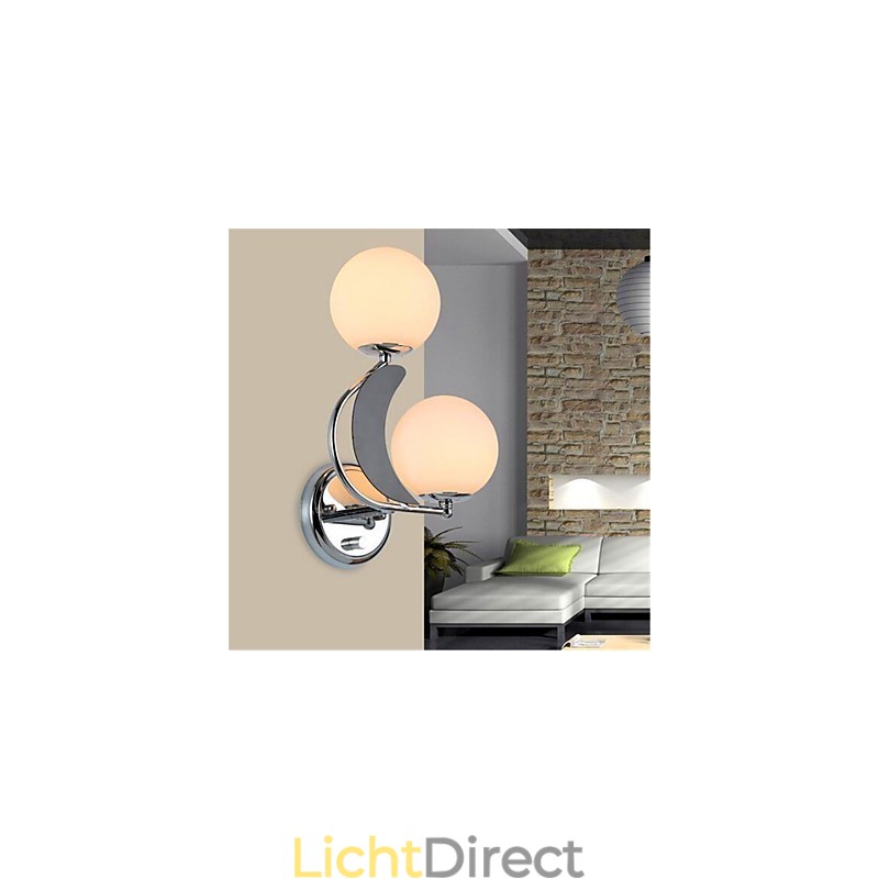 Moderne eigentijdse zilveren functie voor sfeerverlichting Wandlampen Wandlamp