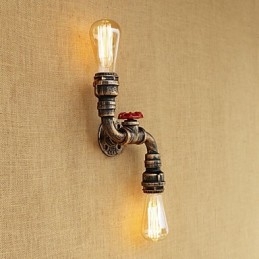Rustieke Lodge Country Brass-functie voor Mini-stijl Ambient Light Wandlampen Wandlamp