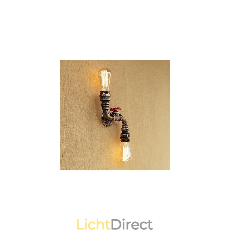 Rustieke Lodge Country Brass-functie voor Mini-stijl Ambient Light Wandlampen Wandlamp