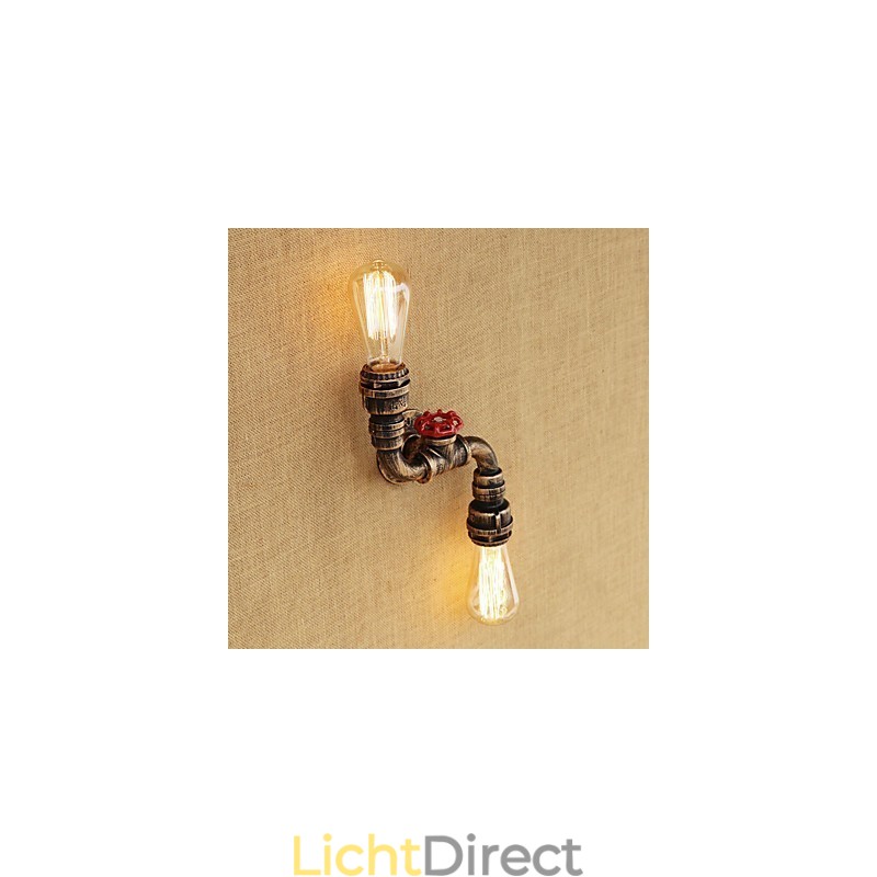 Rustieke Lodge Country Brass-functie voor Mini-stijl Ambient Light Wandlampen Wandlamp