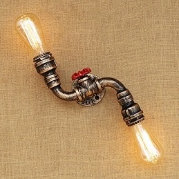 Rustieke Lodge Country Brass-functie voor Mini-stijl Ambient Light Wandlampen Wandlamp