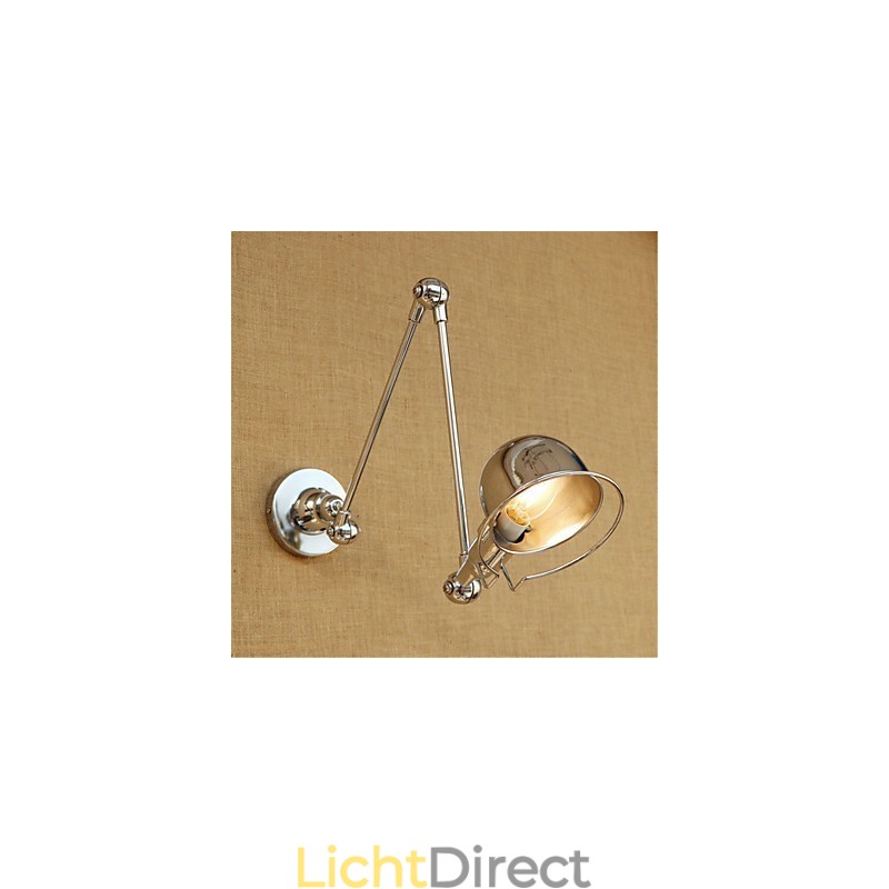 Moderne eigentijdse landelijke chromen functie voor zwenkarm oogbescherming downlight zwenkarm verlichting muur