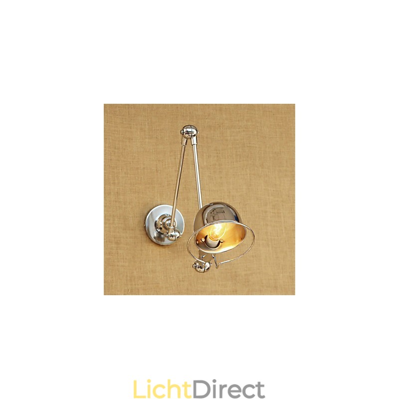Moderne eigentijdse landelijke chromen functie voor zwenkarm oogbescherming downlight zwenkarm verlichting muur