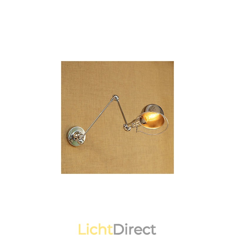 Moderne eigentijdse landelijke chromen functie voor zwenkarm oogbescherming downlight zwenkarm verlichting muur