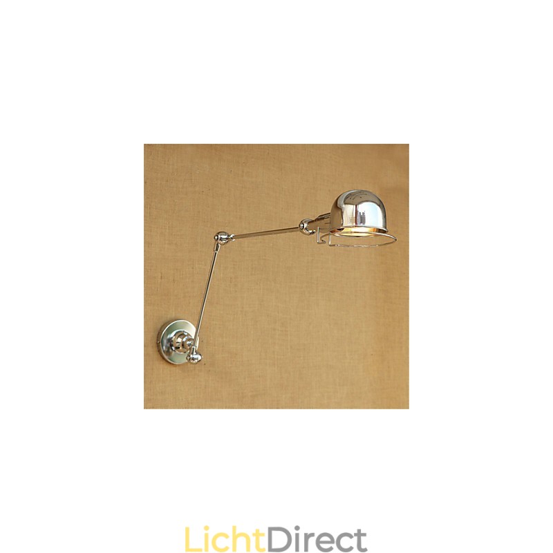 Moderne eigentijdse landelijke chromen functie voor zwenkarm oogbescherming downlight zwenkarm verlichting muur