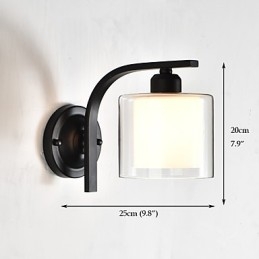 Traditionele klassieke landelijke retro schilderijfunctie voor wandlampen wandlamp