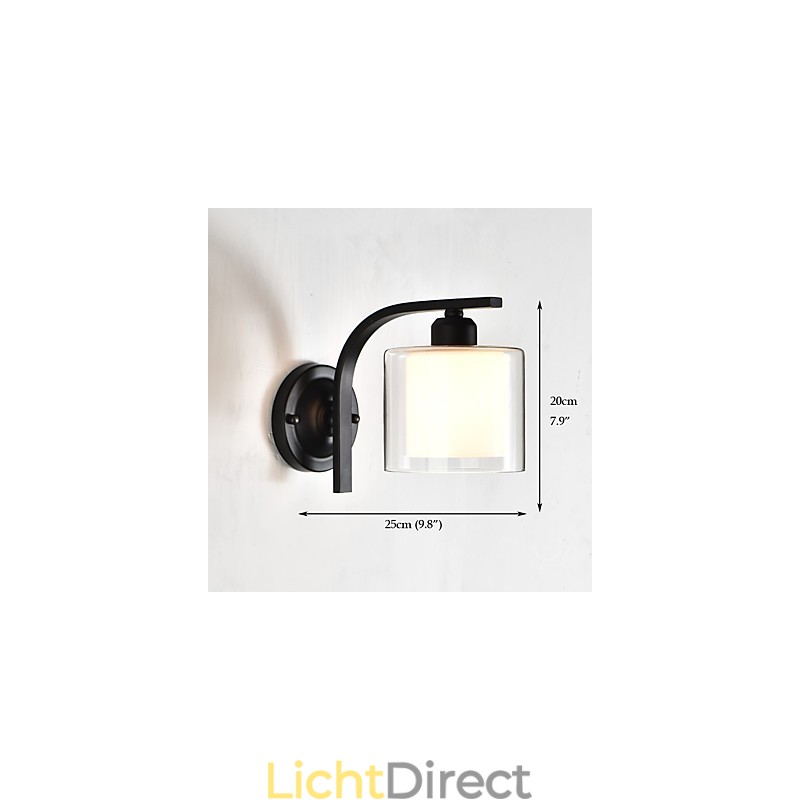 Traditionele klassieke landelijke retro schilderijfunctie voor wandlampen wandlamp