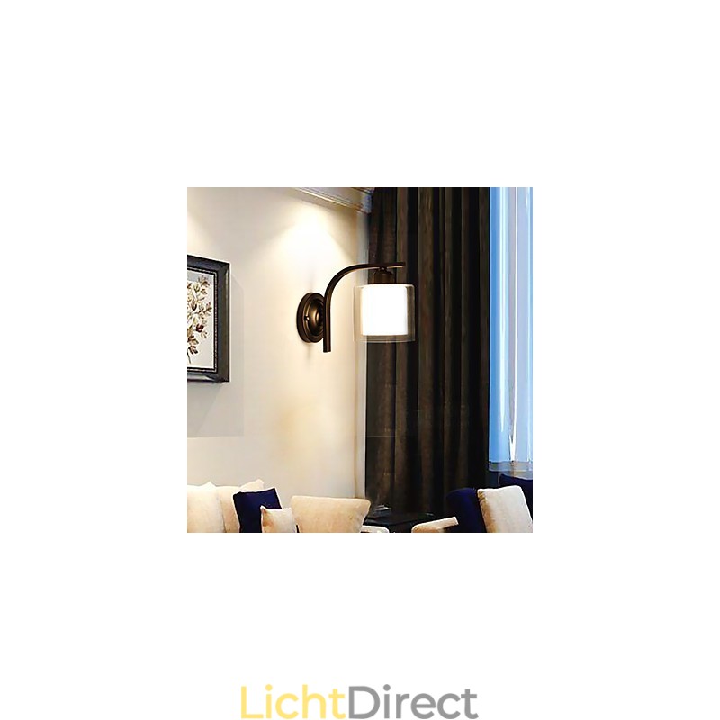 Traditionele klassieke landelijke retro schilderijfunctie voor wandlampen wandlamp