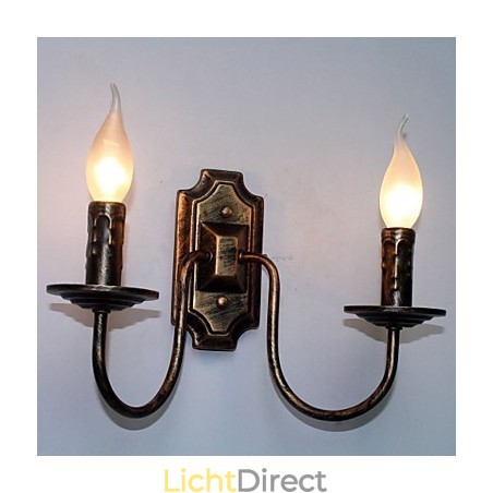 Retro Eenvoudige Wandlamp Gang Hal Dubbele Hoofdlamp Slaapkamer Woonkamer Wandlamp Verlichting Retro Eenvoudige Wandlamp Gang Hal Dubbele Hoofdlamp Slaapkamer Woonkamer Wandlamp Verlichting