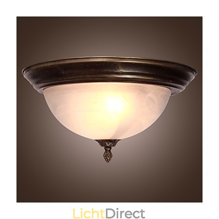 Antiek geïnspireerde plafondlamp met 2 lampen Antiek geïnspireerde plafondlamp met 2 lampen