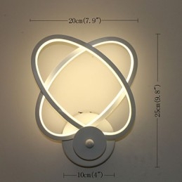 Creatieve Wandlamp Nachtkastje Muur Gang Studeerkamer Mode Aluminium Lamp