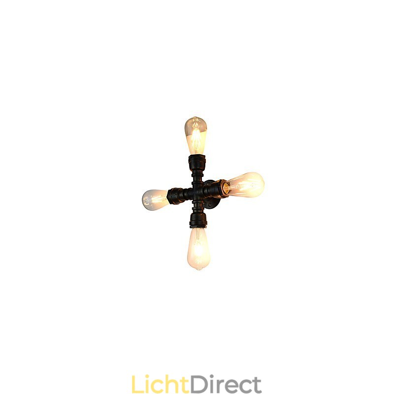 Rustieke Lodge Traditionele Klassieke Antieke Messing Kenmerk voor Sfeerverlichting Wandlampen Wandlamp