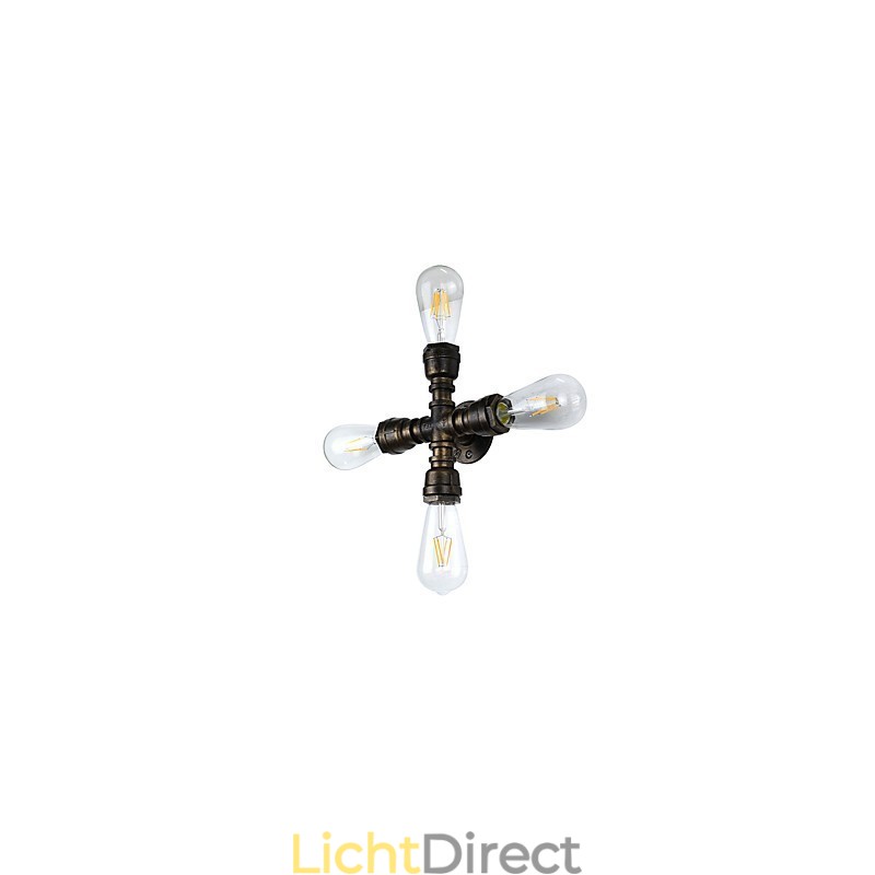 Rustieke Lodge Traditionele Klassieke Antieke Messing Kenmerk voor Sfeerverlichting Wandlampen Wandlamp
