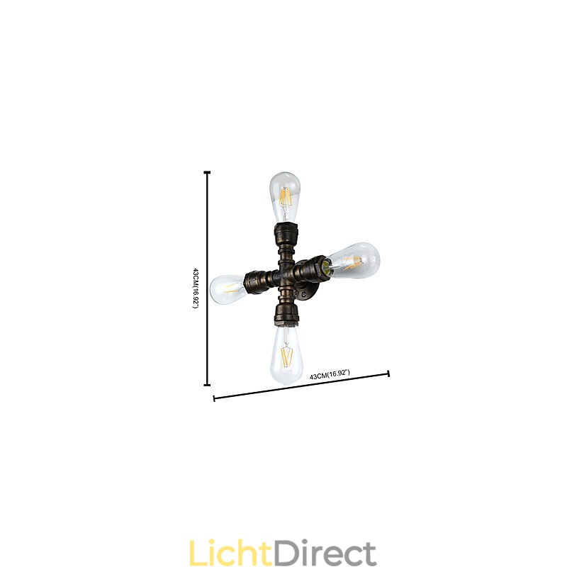 Rustieke Lodge Traditionele Klassieke Antieke Messing Kenmerk voor Sfeerverlichting Wandlampen Wandlamp