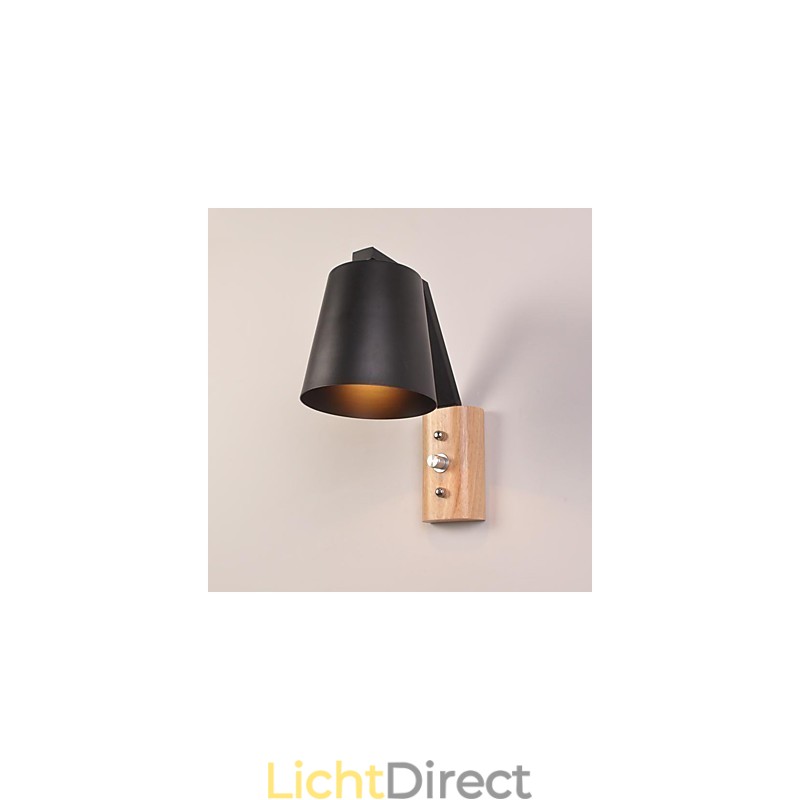 Moderne eigentijdse landelijke zwarte oxide afwerking kenmerk voor downlight wandlampen wandlamp