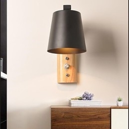 Moderne eigentijdse landelijke zwarte oxide afwerking kenmerk voor downlight wandlampen wandlamp