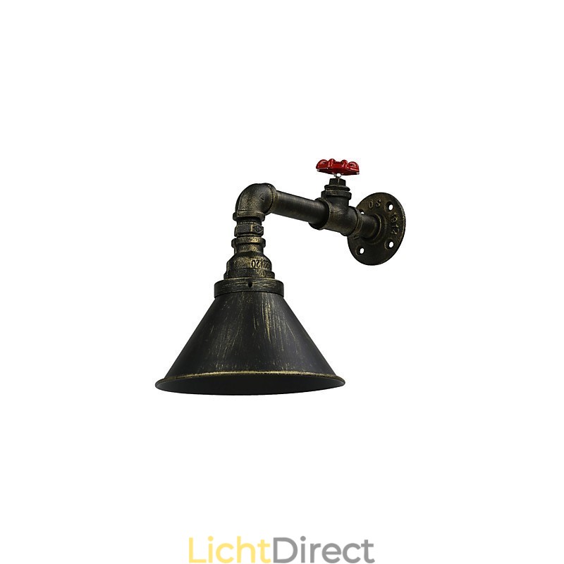 Loft Retro Industriële Wandlamp Restaurant En Bar Metalen Waterpijp Wandlamp