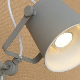 Geschilderde stalen wandlamp Dumb Black American Coffee Decoratie Retro wandlamp Lichtzwaardlamp op de muur