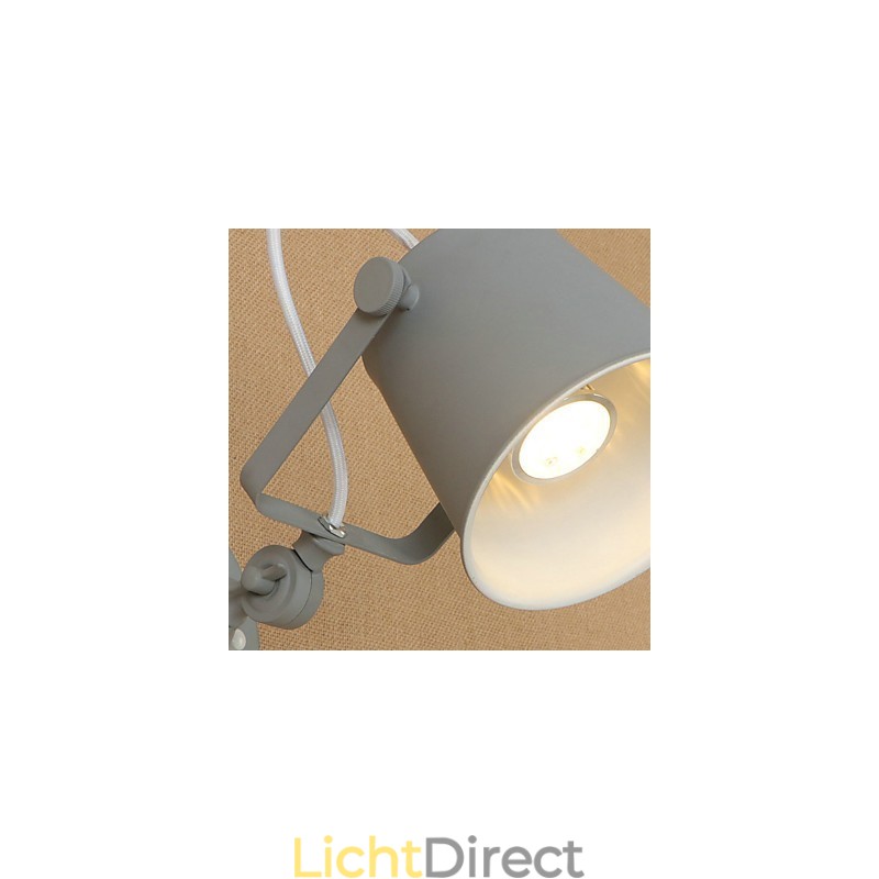 Geschilderde stalen wandlamp Dumb Black American Coffee Decoratie Retro wandlamp Lichtzwaardlamp op de muur