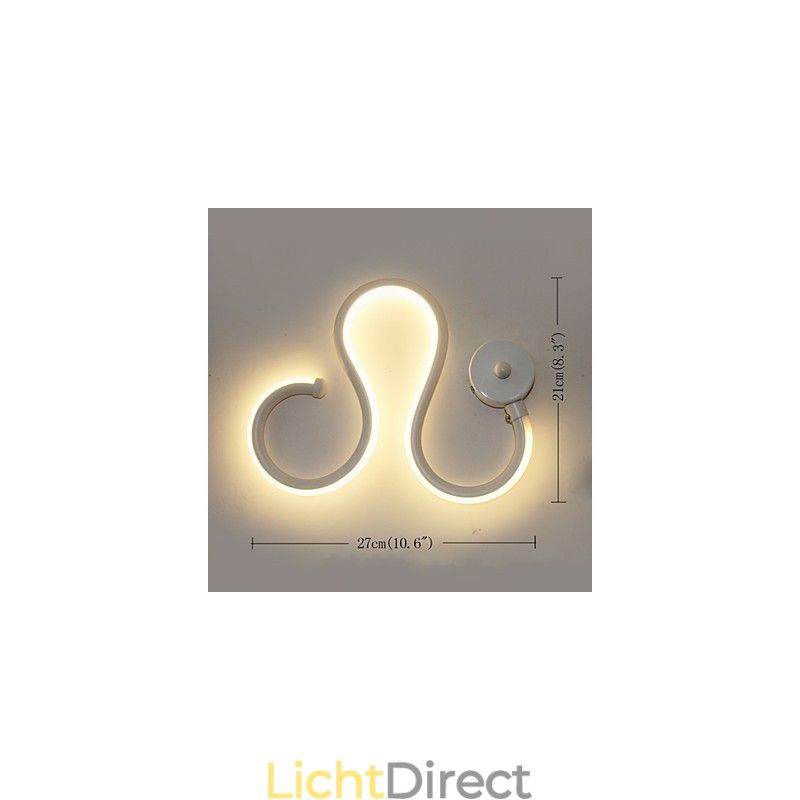 Moderne minimalistische lamp Aluminium lamp Slaapkamer nachtkastje lamp Decoratie ontwerpers gevormde gangverlichting Creatieve woonkamerlampen