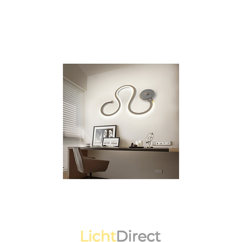 Moderne minimalistische lamp Aluminium lamp Slaapkamer nachtkastje lamp Decoratie ontwerpers gevormde gangverlichting Creatieve woonkamerlampen