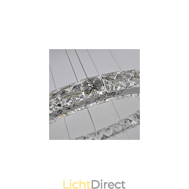 Traditionele klassieke kroonluchter van chroommetaal