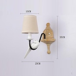 Rustieke Lodge Eenvoudige Vintage Schilderij Feature Ambient Light Wandlampen Wandlamp