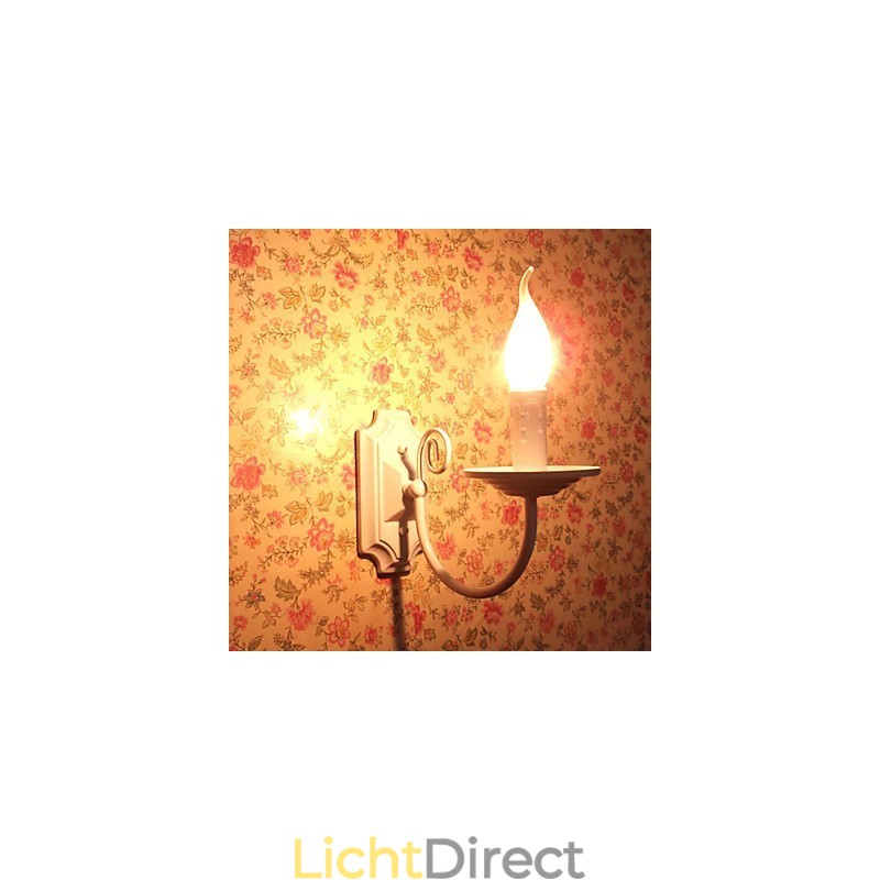 Eenvoudige moderne wandlamp kaars enkele koplamp gang nachtkastje lamp
