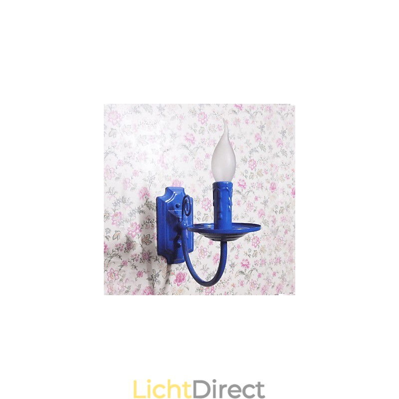 Eenvoudige moderne wandlamp kaars enkele koplamp gang nachtkastje lamp