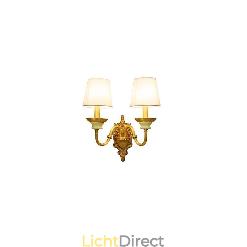 Eenvoudige landelijke traditionele klassieke messingfunctie voor mini-stijl uplight wandlampen wandlamp