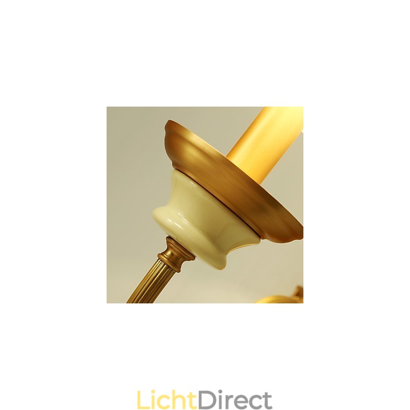 Eenvoudige landelijke traditionele klassieke messingfunctie voor mini-stijl uplight wandlampen wandlamp