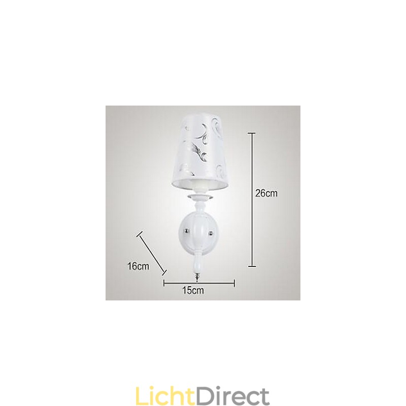 Moderne eigentijdse gegalvaniseerde kenmerkende uplight wandlampen wandlamp