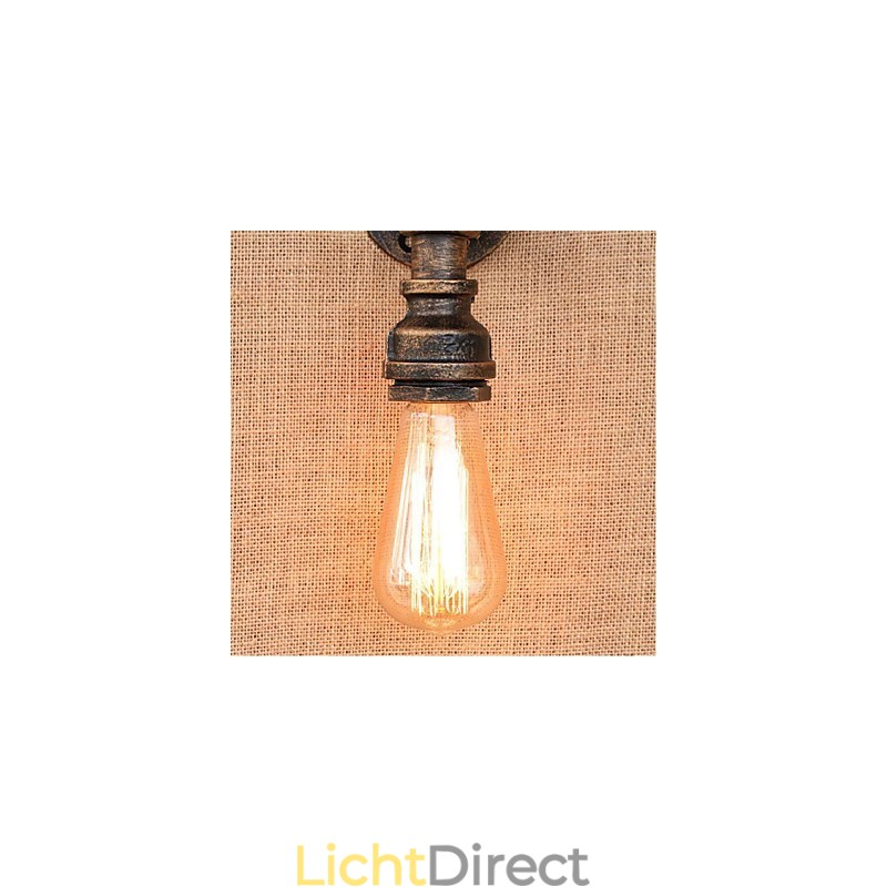 Nostalgia Eenvoudige Waterpijp Decoratieve Kleine Wandlamp Wandlamp