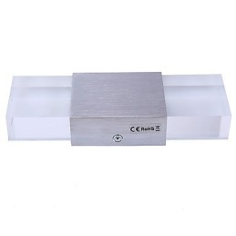 6 TL-buisfitting Moderne eigentijdse glanzende functie voor sfeerverlichting Wandlampen Wandlamp