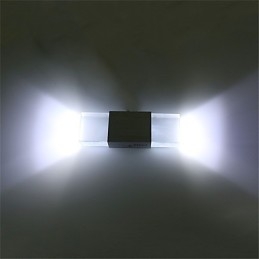 6 TL-buisfitting Moderne eigentijdse glanzende functie voor sfeerverlichting Wandlampen Wandlamp