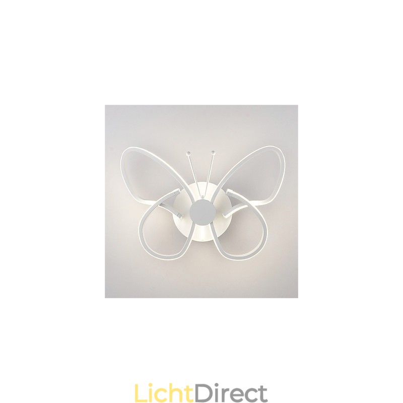 Moderne wandlampen vlindervorm creatief metaal acryl woonkamer gang slaapkamer hotelkamers nachtkastje lamp