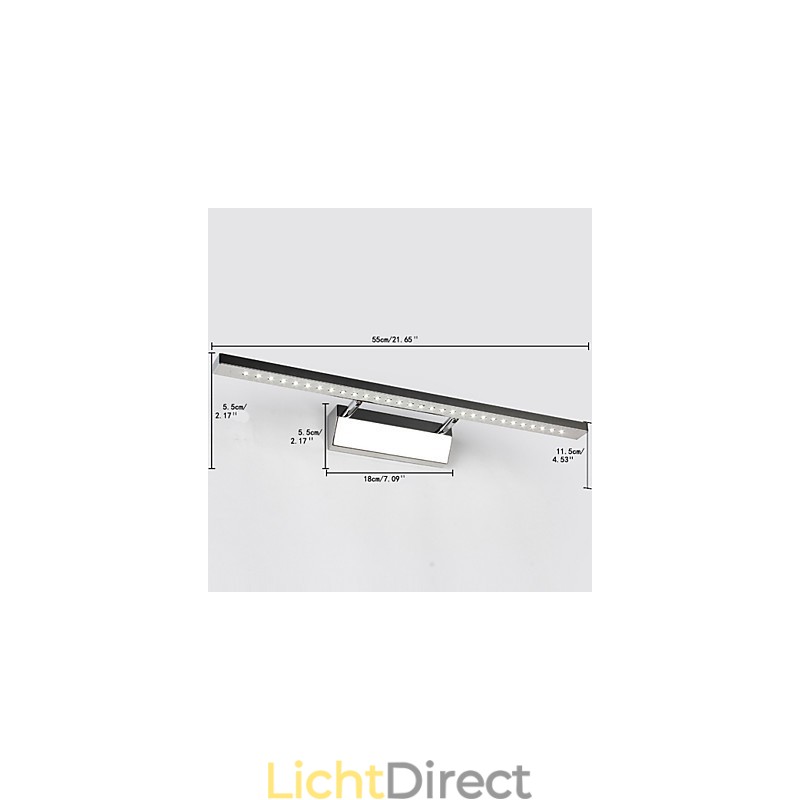 Moderne eigentijdse gegalvaniseerde functie voor downlight badkamerverlichting wandlamp