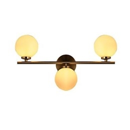 Glazen wandlamp Moderne eigentijdse bronzen functie voor mini-stijl uplight wandlampen wandlamp