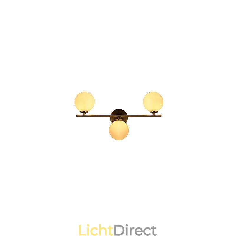 Glazen wandlamp Moderne eigentijdse bronzen functie voor mini-stijl uplight wandlampen wandlamp
